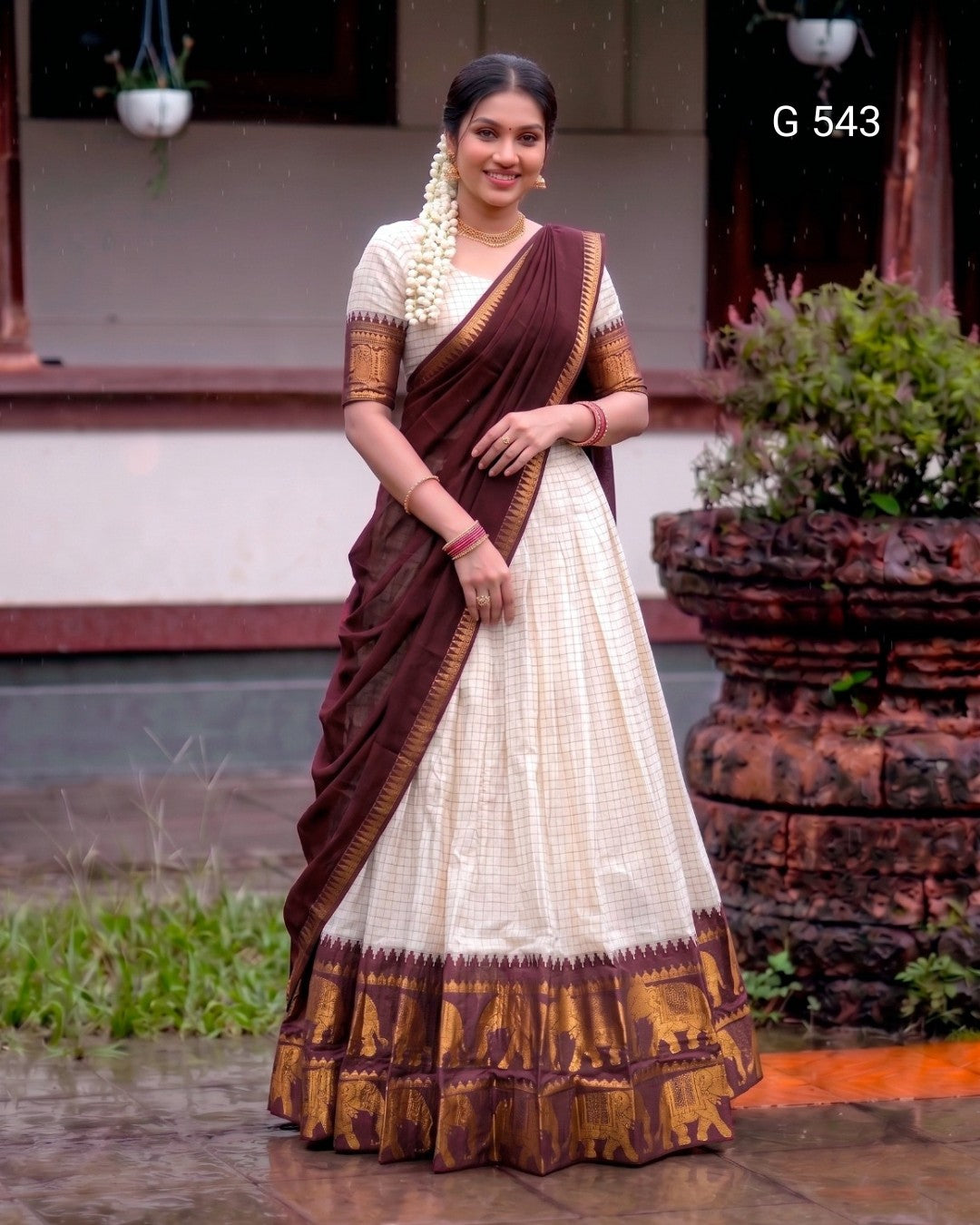 Pattu Half Saree