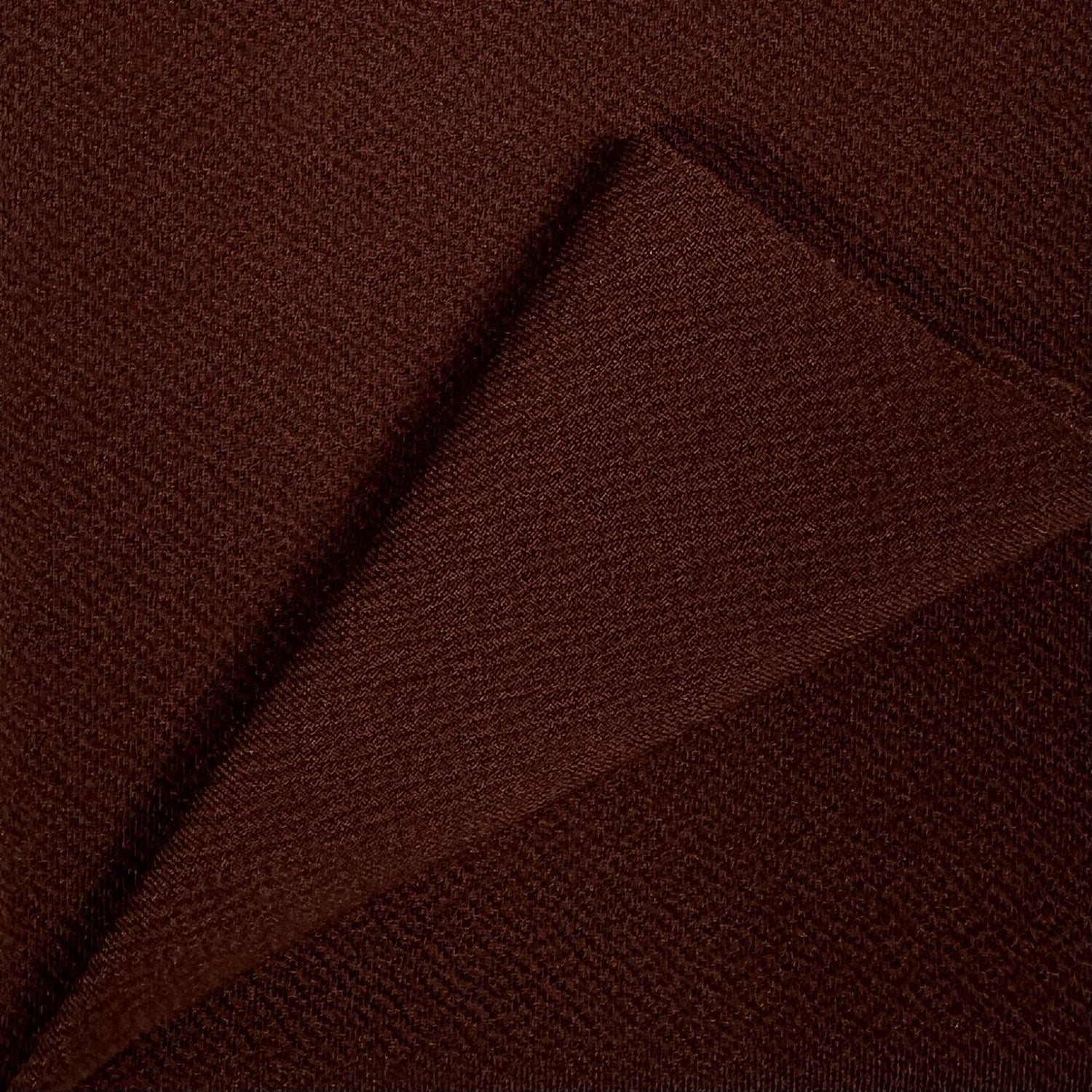 Close-up of brown fabric texture