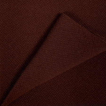 Close-up of brown fabric texture