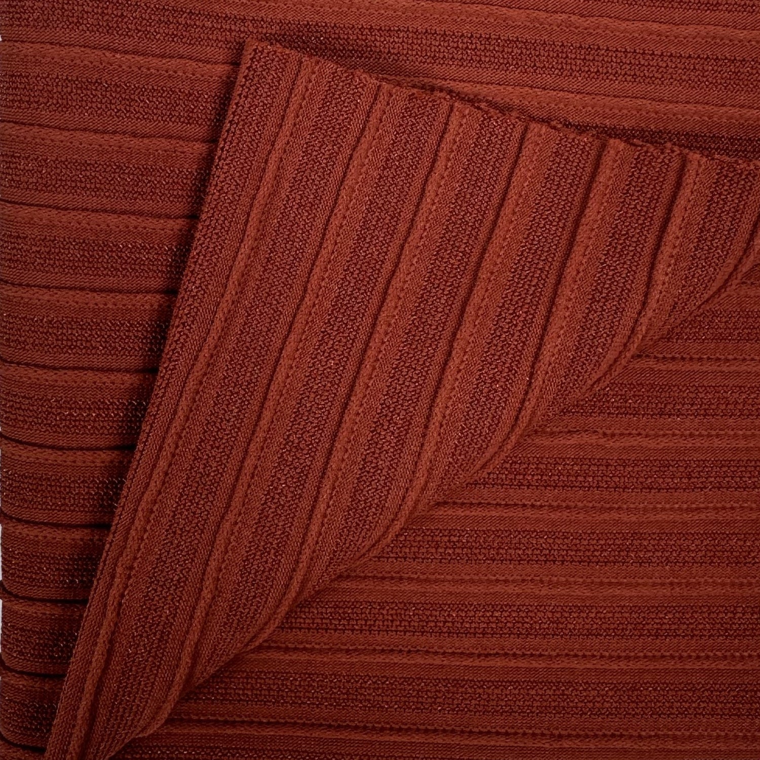 Close-up of brown textured fabric
