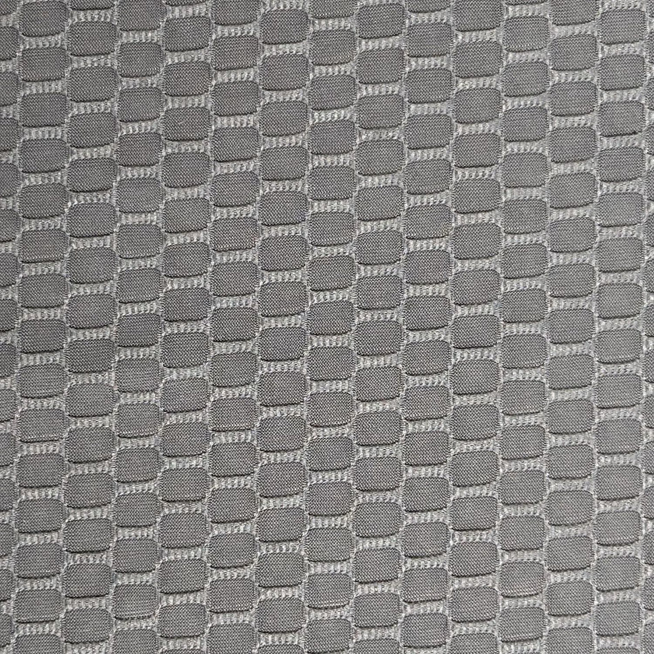 Grey Hexa Digital Print Fabric by Yard | Geometric Textured Knit Fabric | Modern Stretch Fabric for Dresses, Tops &amp; DIY Sewing&nbsp - GF 81