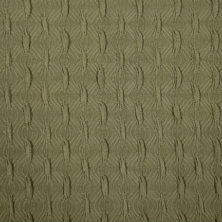 Textured green fabric pattern
