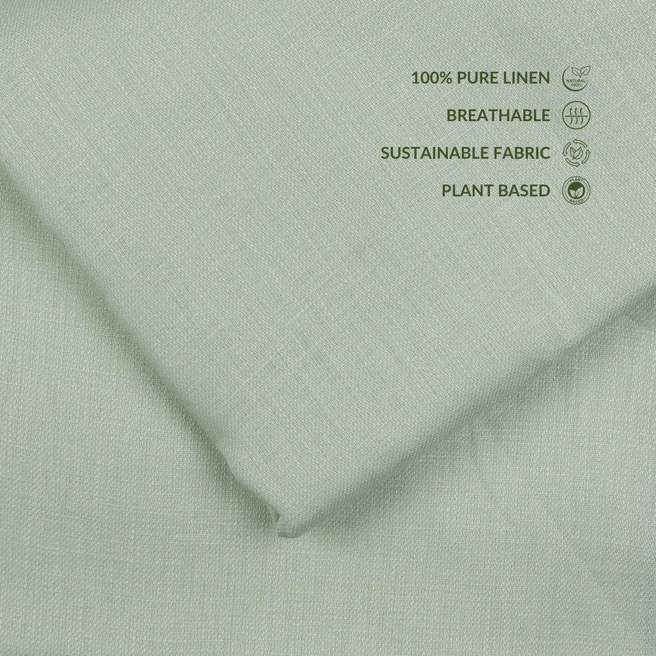 pista Linen Fabric by Yard | 100% Linen 70 Lea | 58 Inch Wide Soft Breathable Fabric for Dresses, Shirts &amp; Boutique Sewing - GF 105