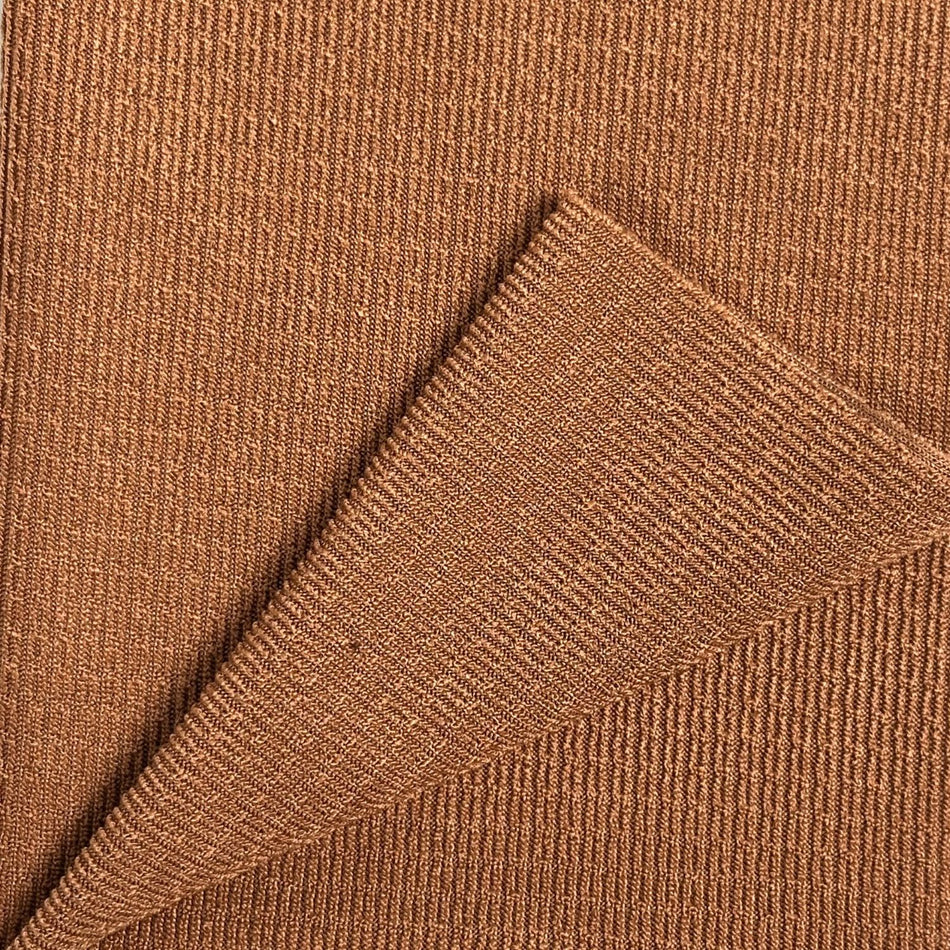 Brown Zip Zip Digital Print Knit Fabric by Yard | Premium Stretch Textured Apparel Fabric | Soft Fashion Fabric for Dresses, Tops &amp; Sewing&nbsp GF 98