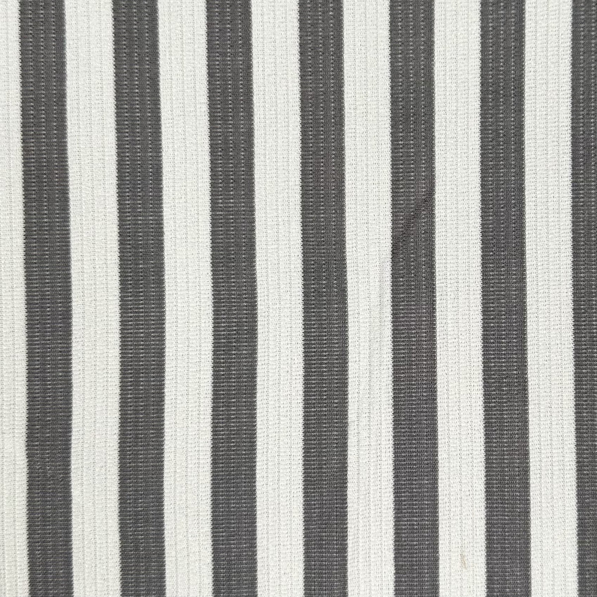 Textile with black and white vertical stripes