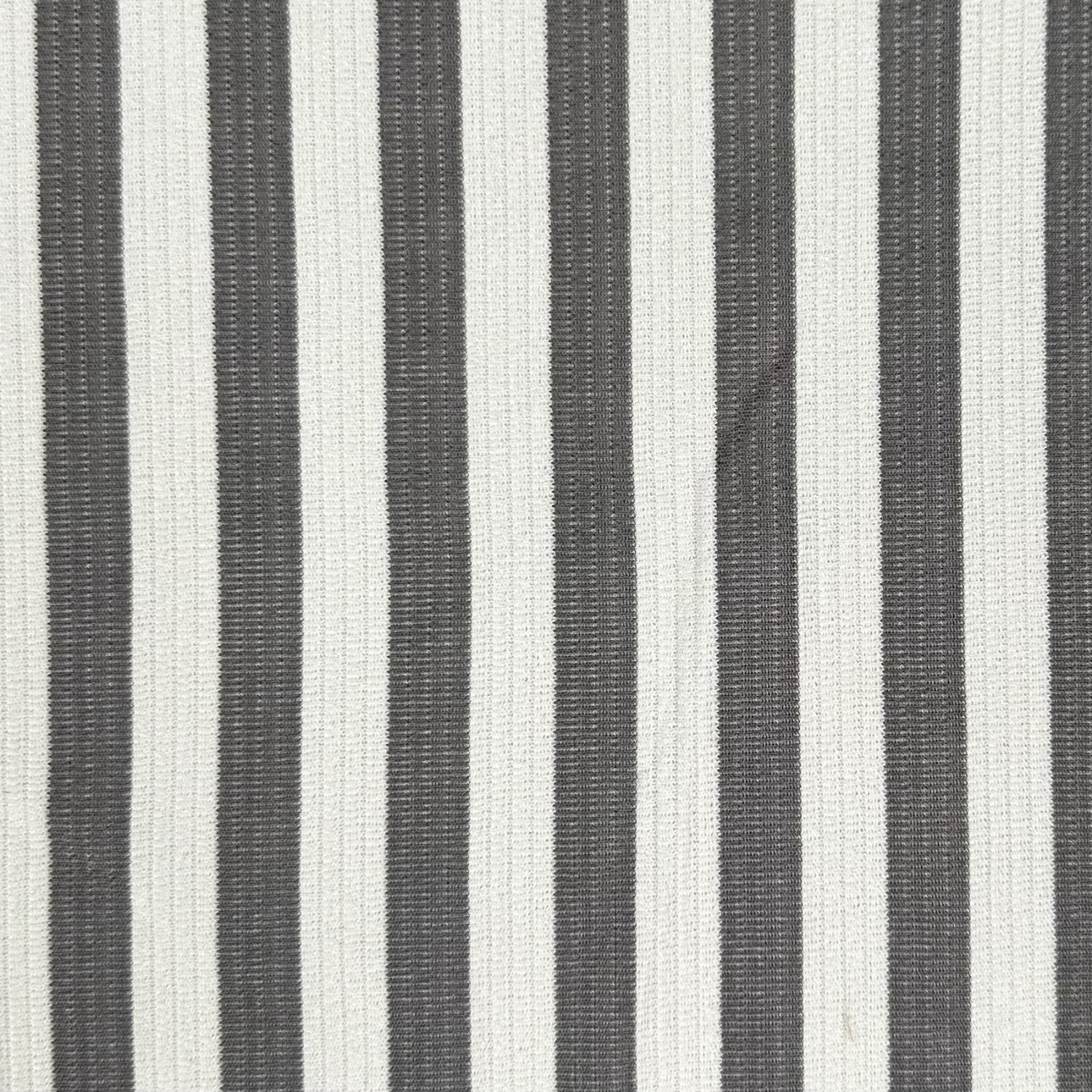 Textile with black and white vertical stripes