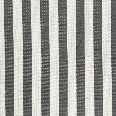 Textile with black and white vertical stripes