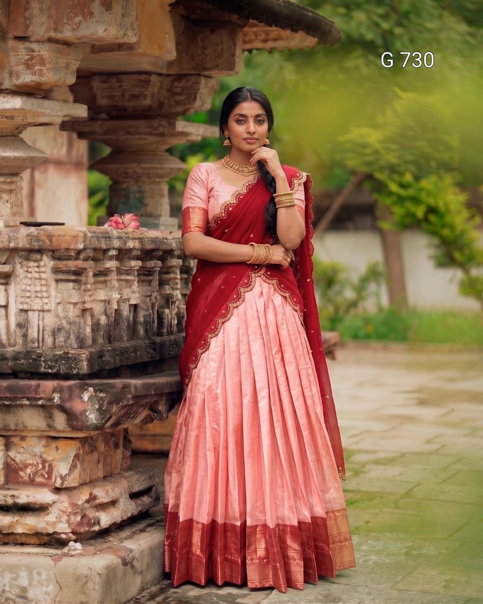 Stylish Traditional Lehenga with Timeless Ethnic Charm G 730
