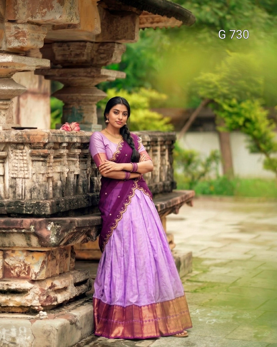 Stylish Traditional Lehenga with Timeless Ethnic Charm G 730