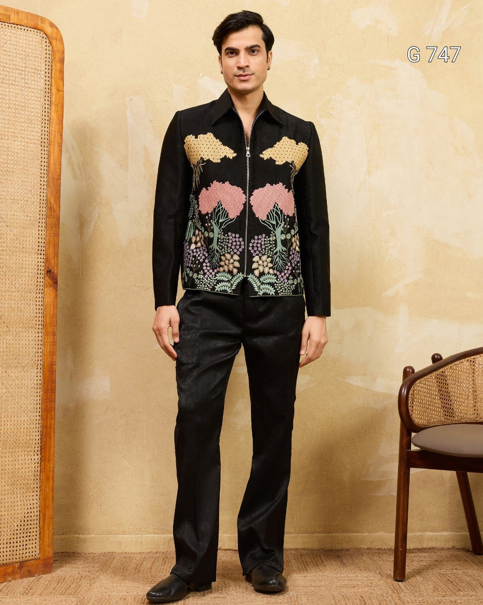 Luxurious Velvet Jacket Collection for Special Occasions G 747