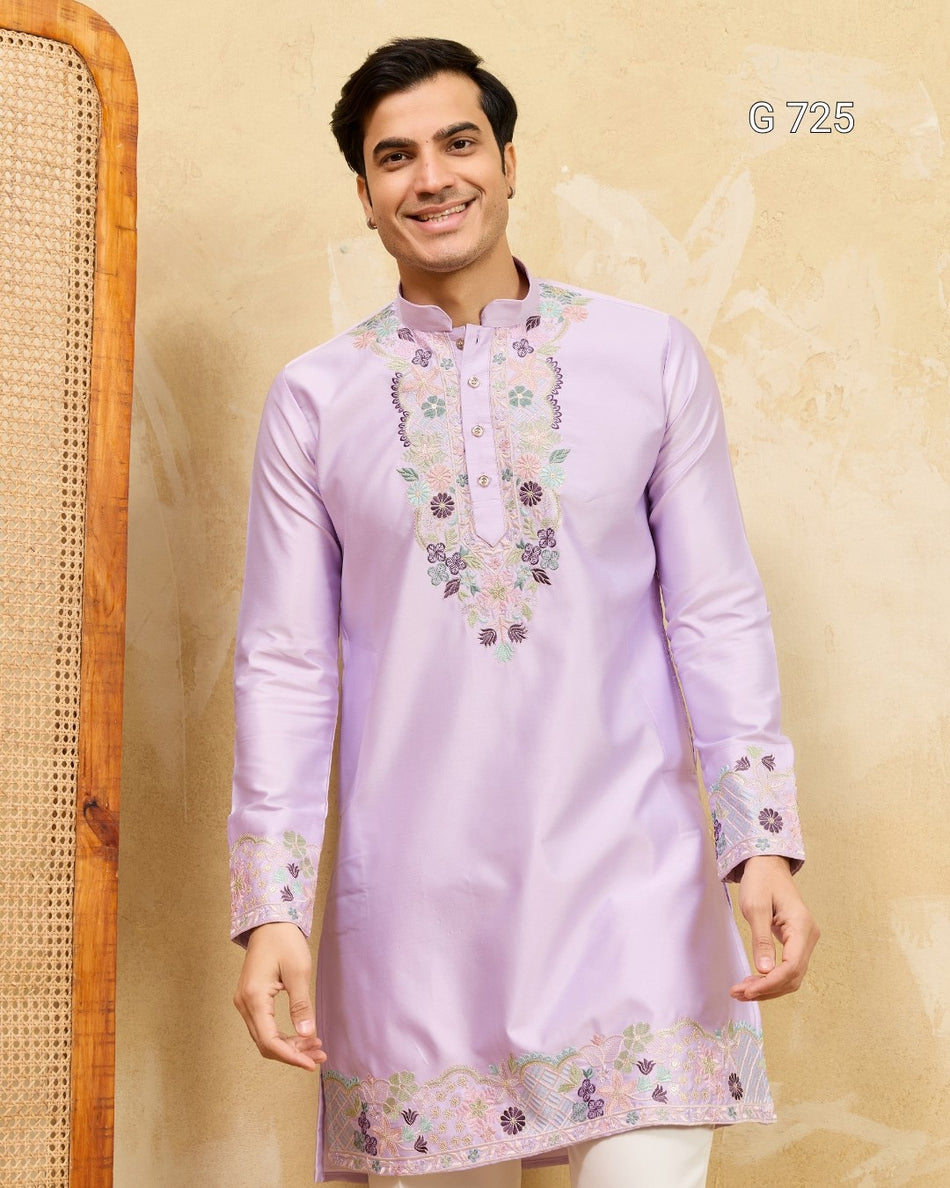 Wedding Special Men’s Embroidered Kurta -G 725