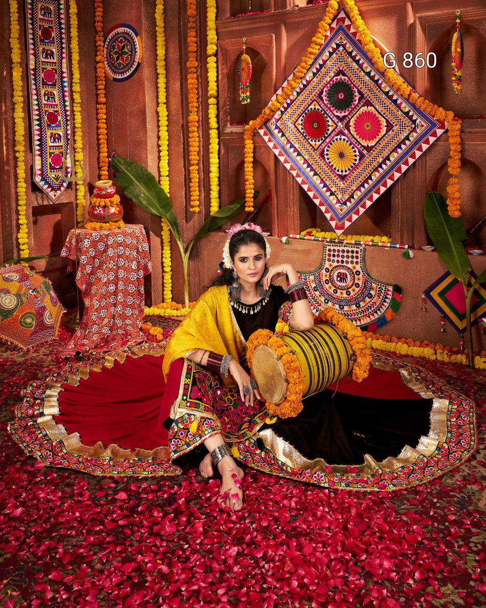 Elegant Kutchi Craft Lehenga Choli Collection G 860