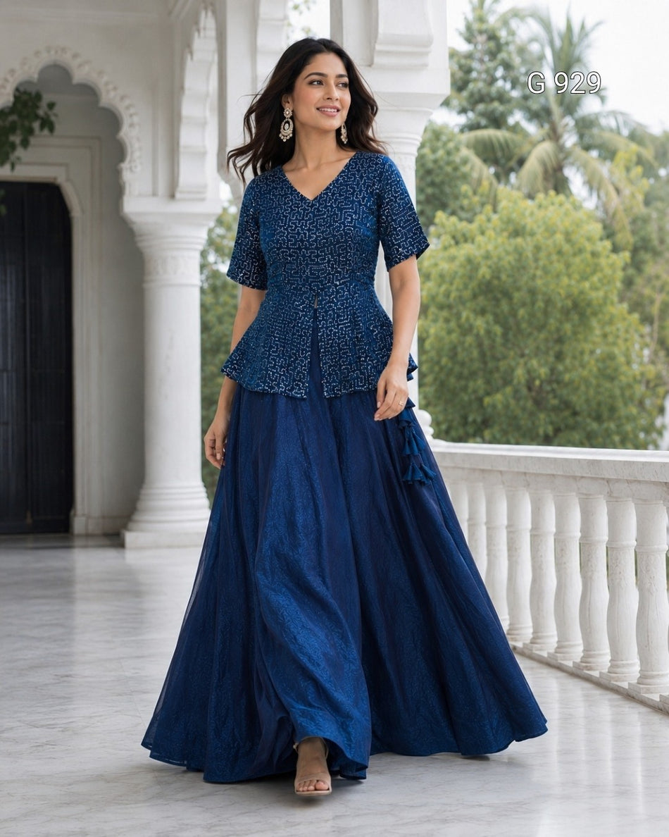 Embroidered Blouse Lehenga Choli Collection - G 929