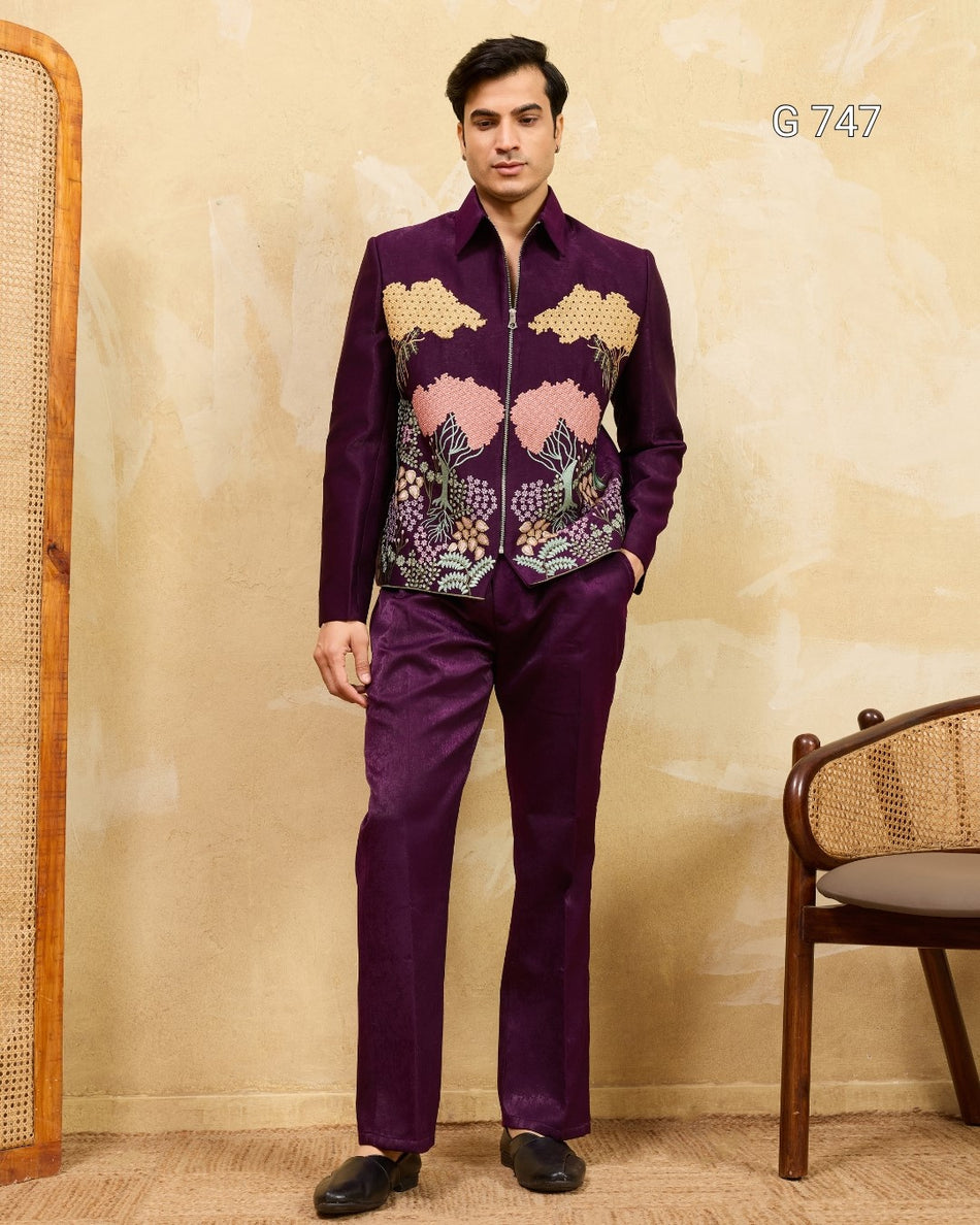 Luxurious Velvet Jacket Collection for Special Occasions G 747
