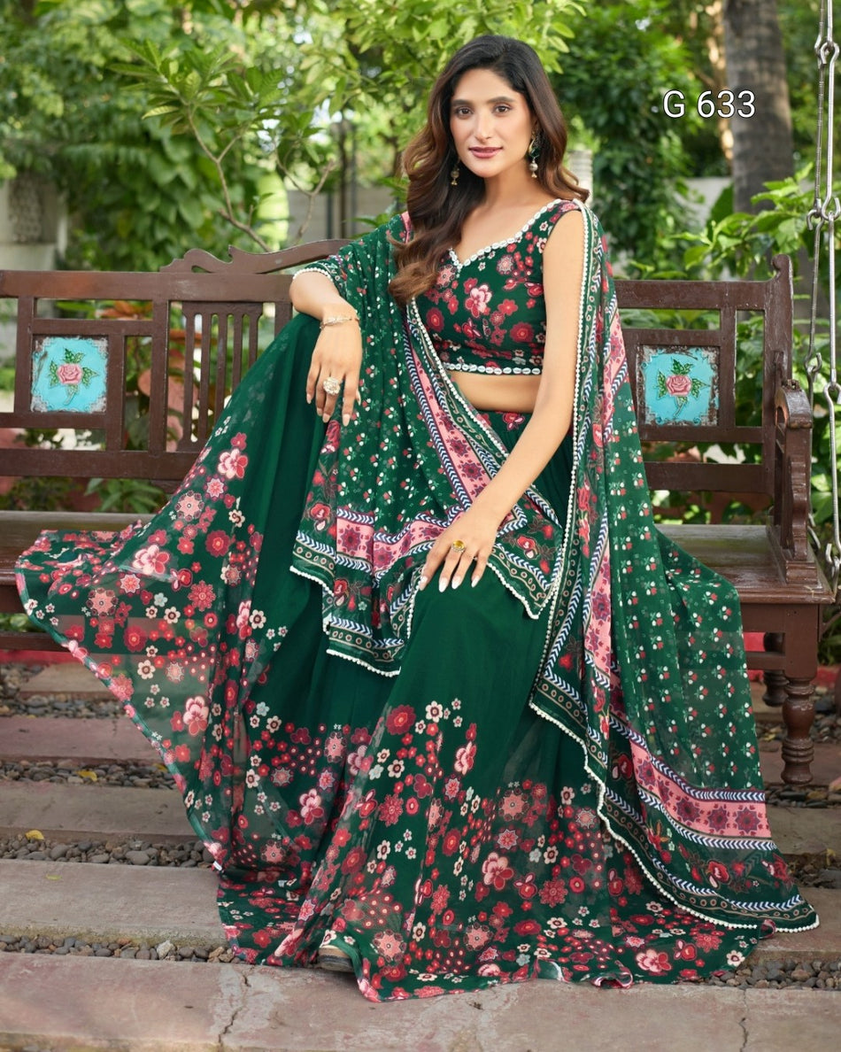 Beautiful Festive Lehenga with Trendy Ethnic Style - G 633