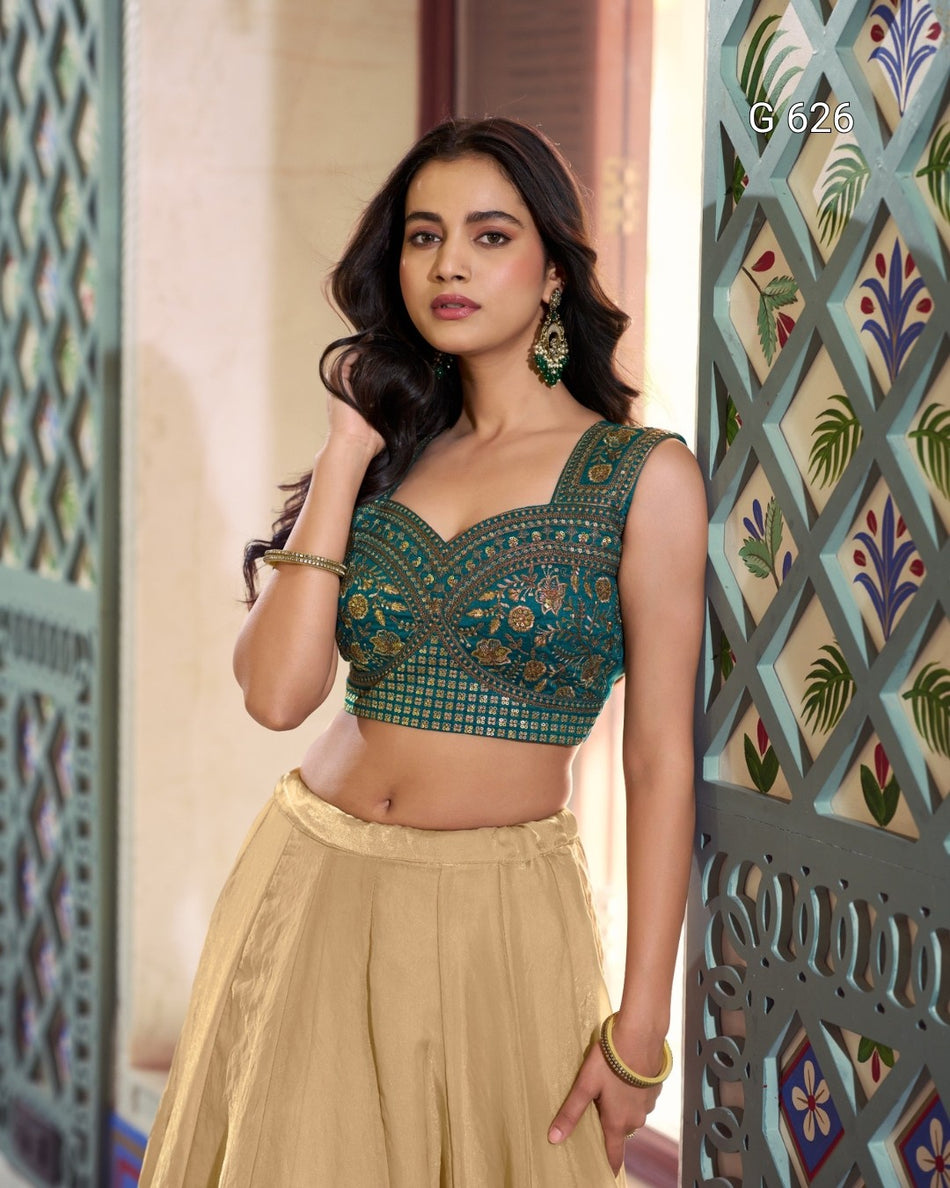 Classic Celebration Lehenga with Elegant Style - G626