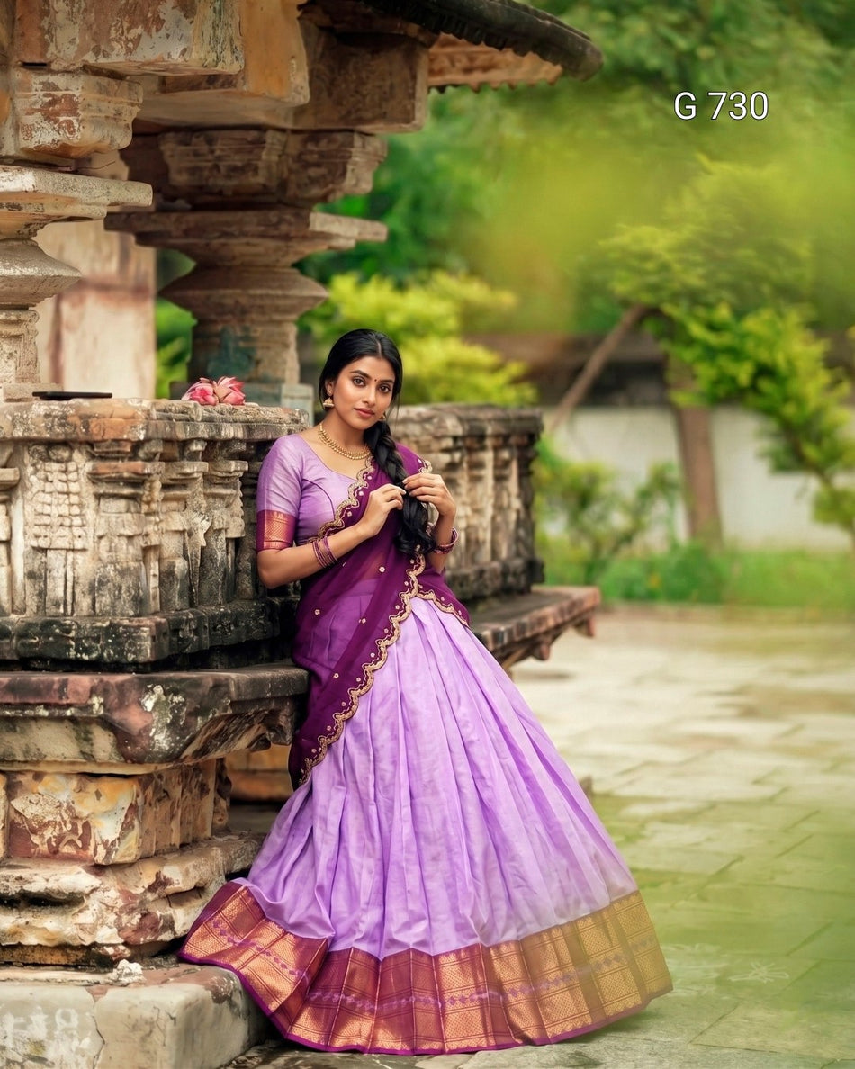 Stylish Traditional Lehenga with Timeless Ethnic Charm G 730
