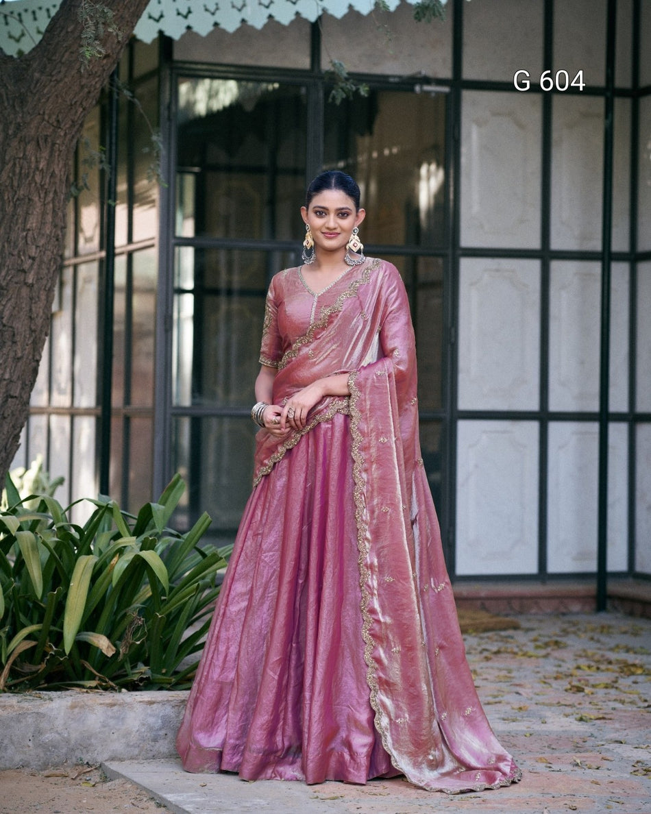 Dreamy Pastel Lehenga for Wedding Celebrations - G 604