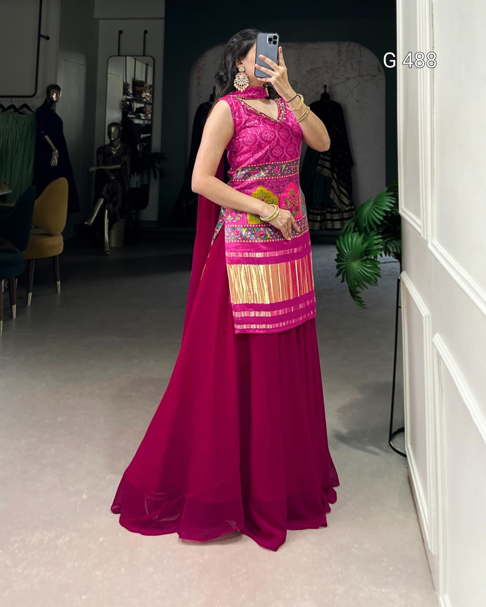 Stylish Ethnic Dresses with Traditional Festive Charm - G 488