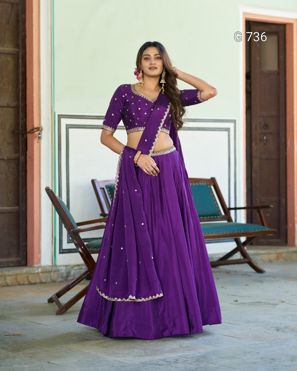 Beautiful Designer Lehenga for Wedding Functions G 736