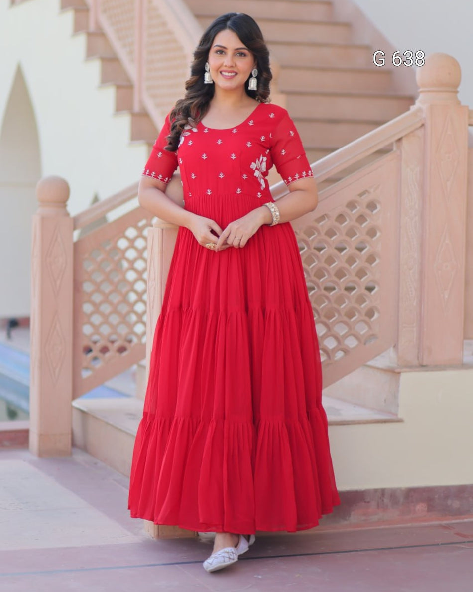 Beautiful Festive Gown with Timeless Glamour Appeal - G 638