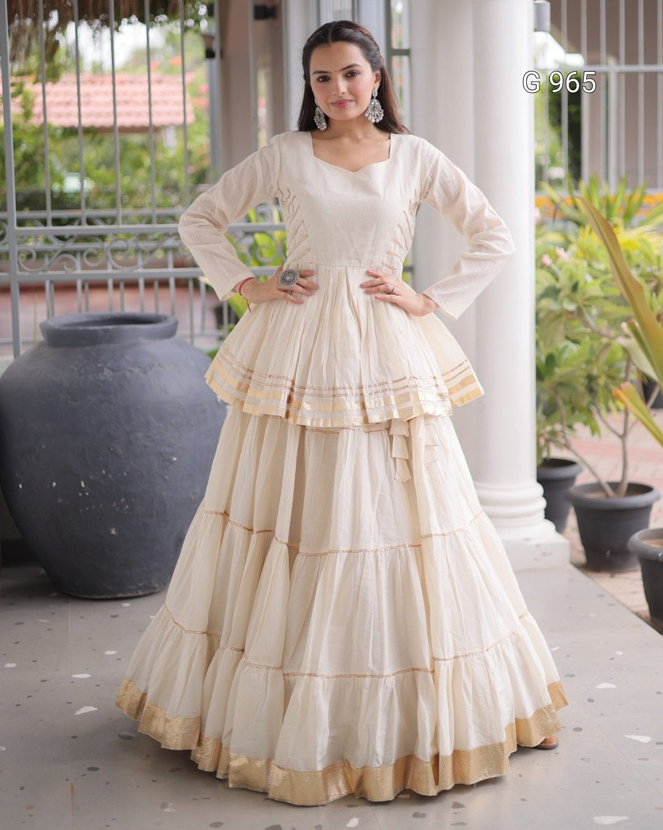 Premium Navratri Frill Lehenga Collection - G 965