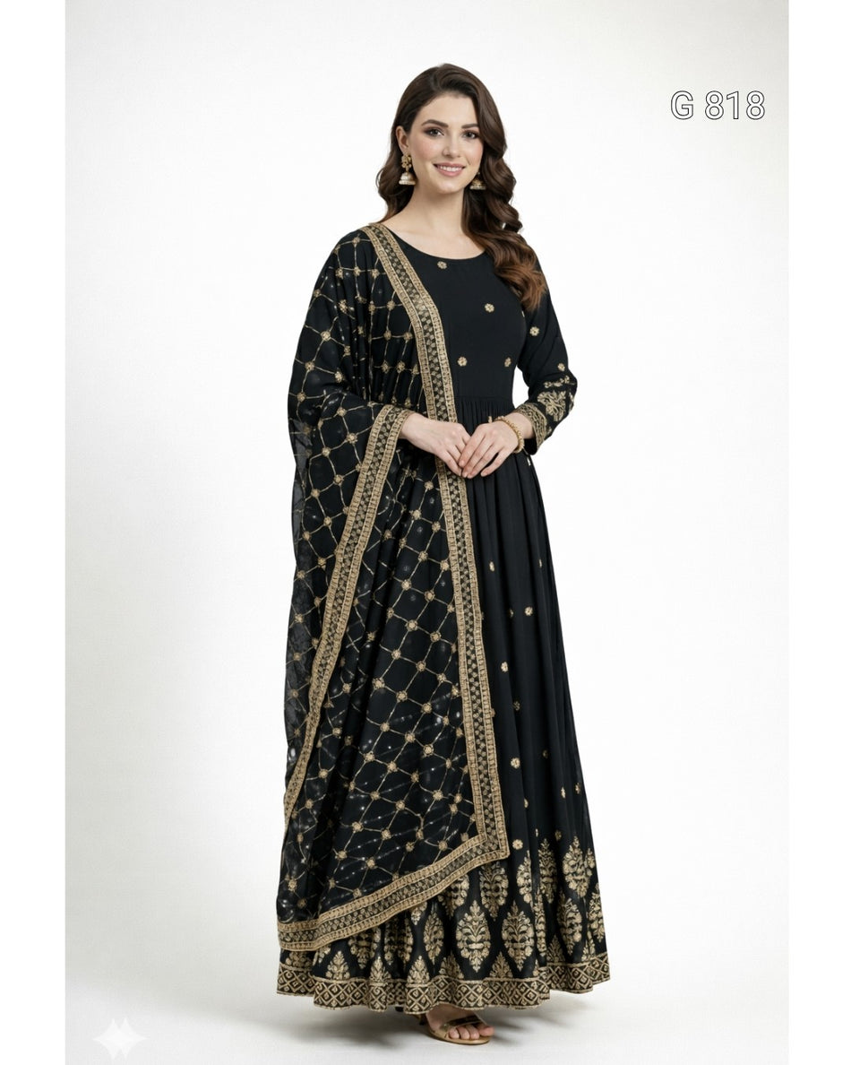 Premium Party Wear Anarkali for Festive Occasions - G 818
