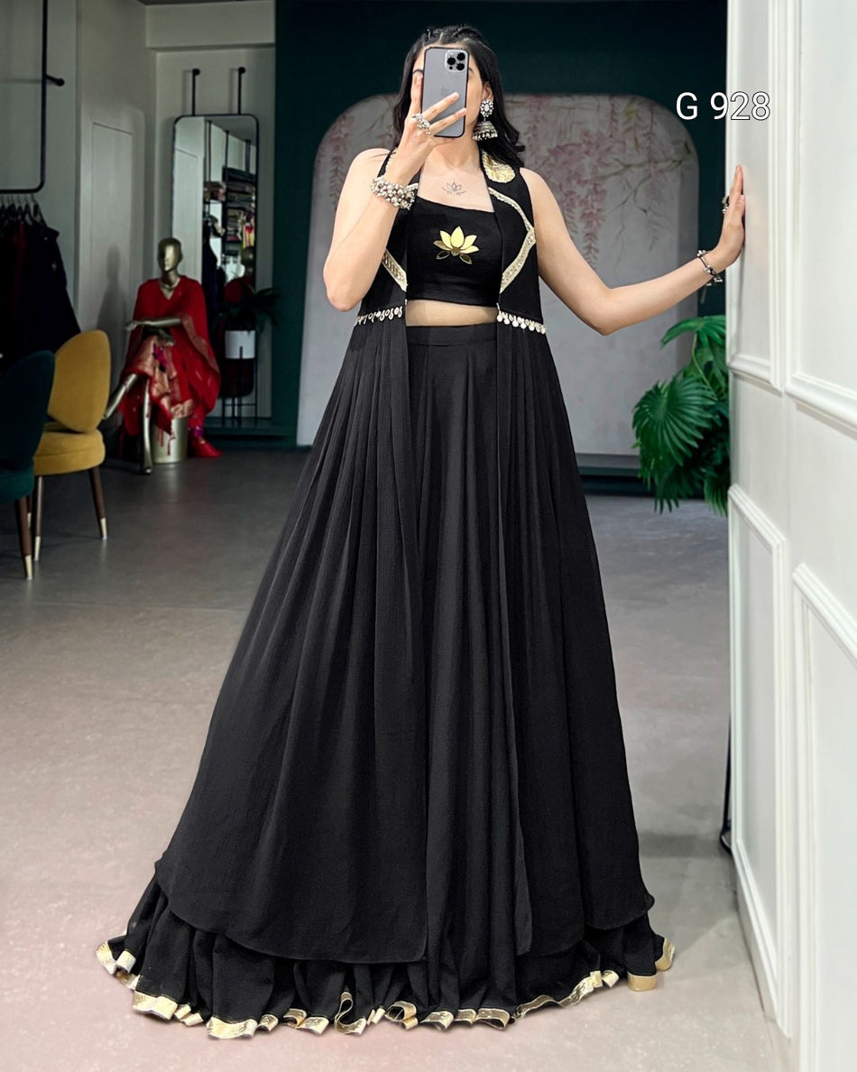 Designer Navratri Jacket Lehenga Collection - G 928