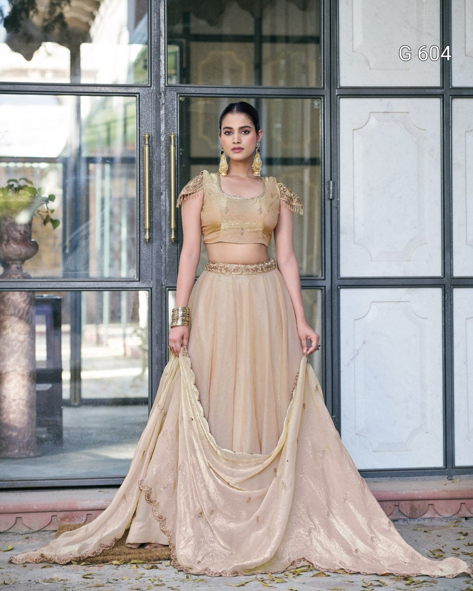 Dreamy Pastel Lehenga for Wedding Celebrations - G 604