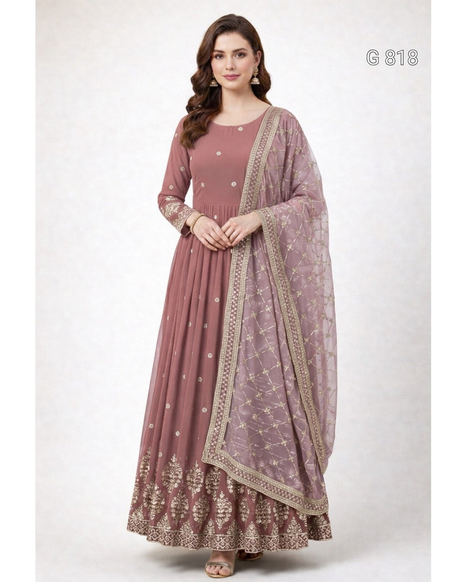 Premium Party Wear Anarkali for Festive Occasions - G 818