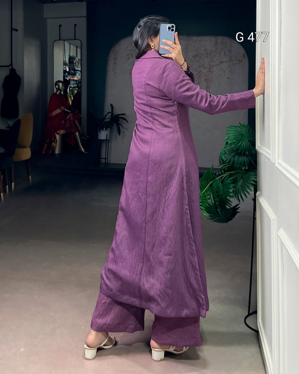 Premium Straight Cut Dress with Soft Herry Fabric - G 477