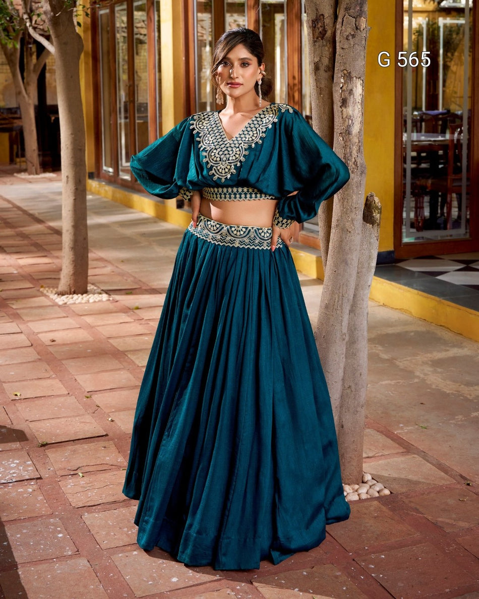 Graceful Co-ord Set Lehenga with Elegant Look -  G 565