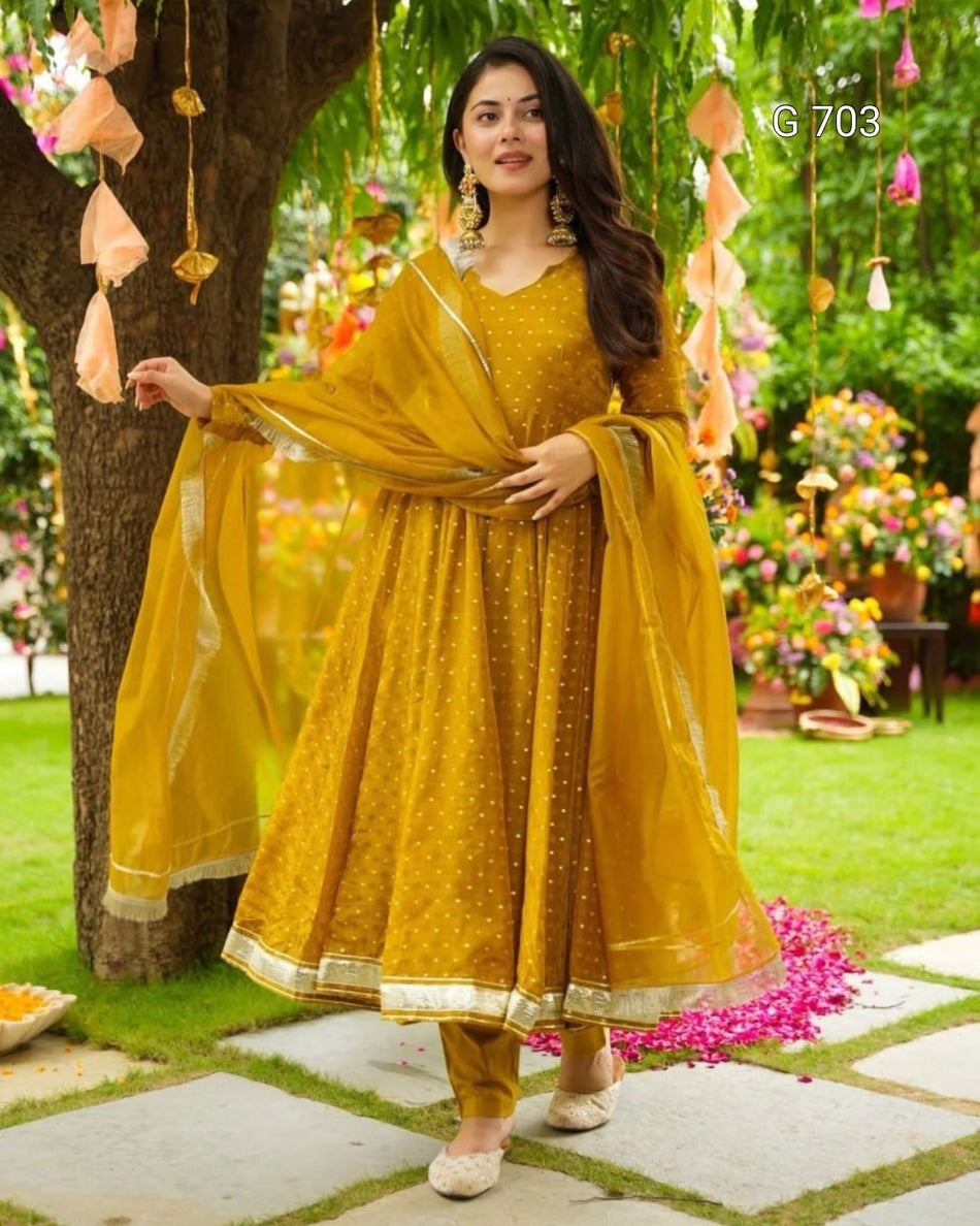 Premium Georgette Anarkali for Special Occasions G 703