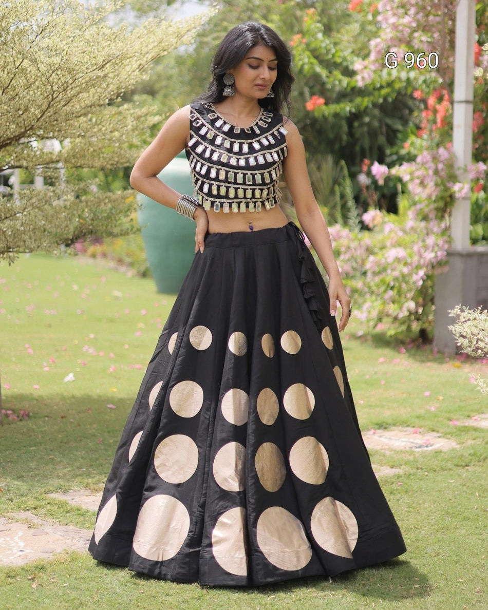 Garba Special Roman Silk Outfit - G 960