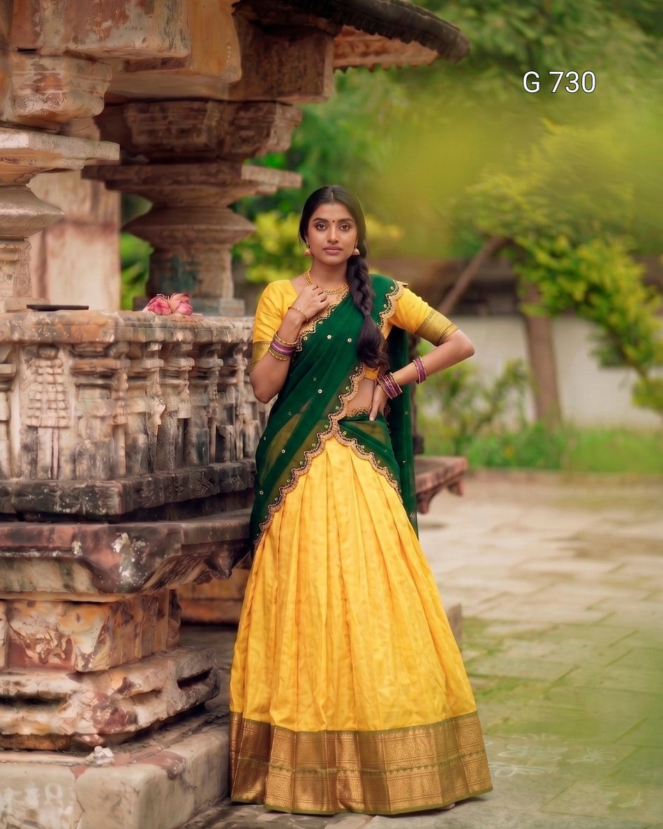 Stylish Traditional Lehenga with Timeless Ethnic Charm G 730