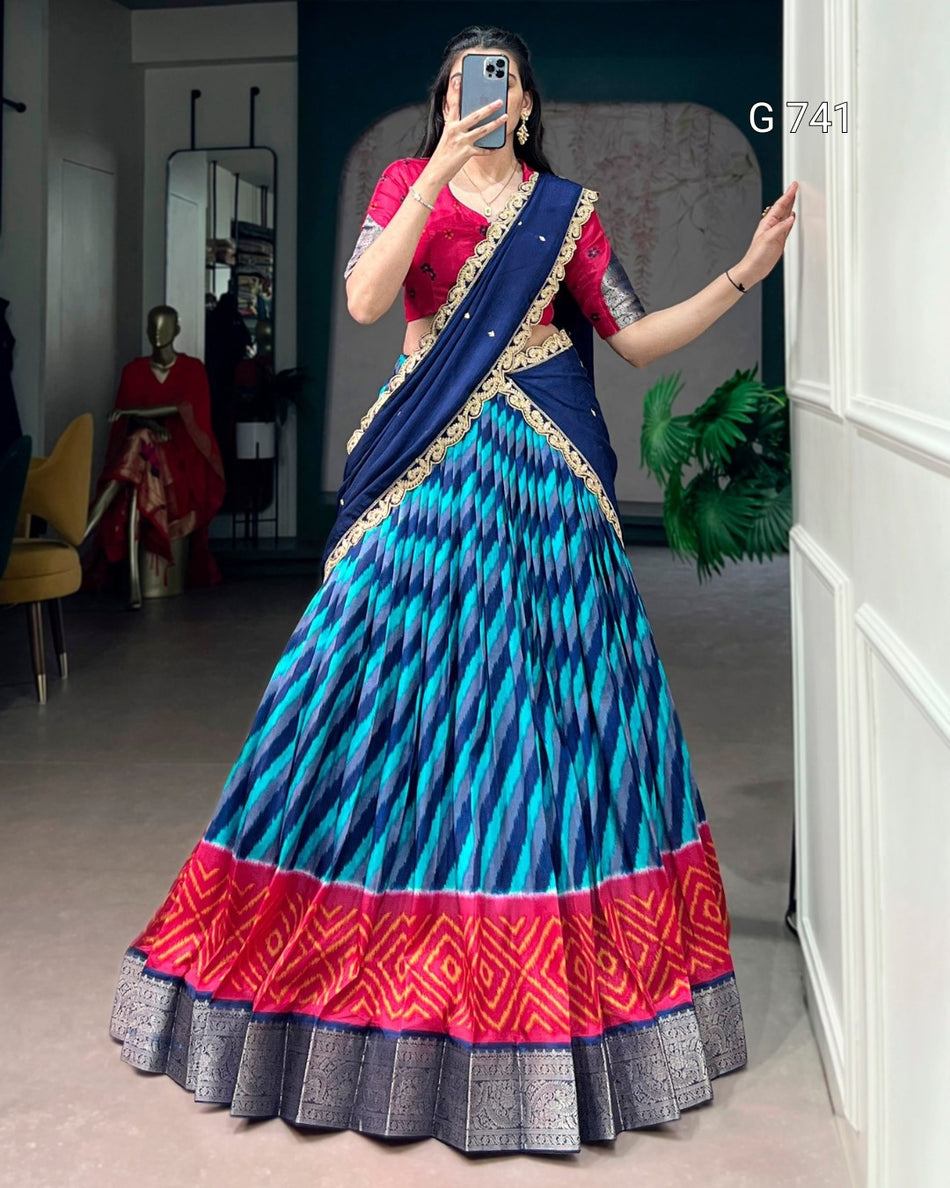 Designer Wedding Lehenga with Sequins Embellishments G 741