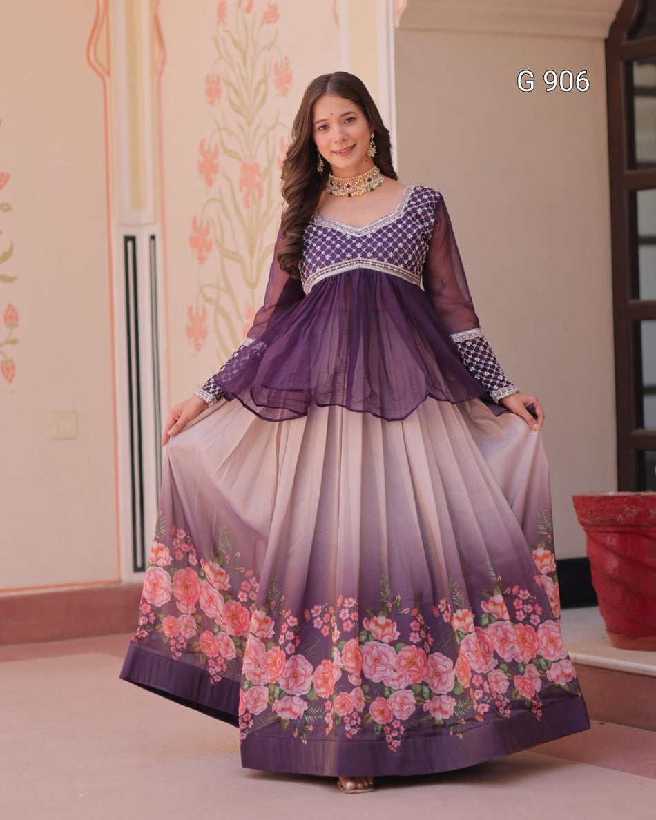 Elegant Embroidered Lehenga Choli Collection - G 906