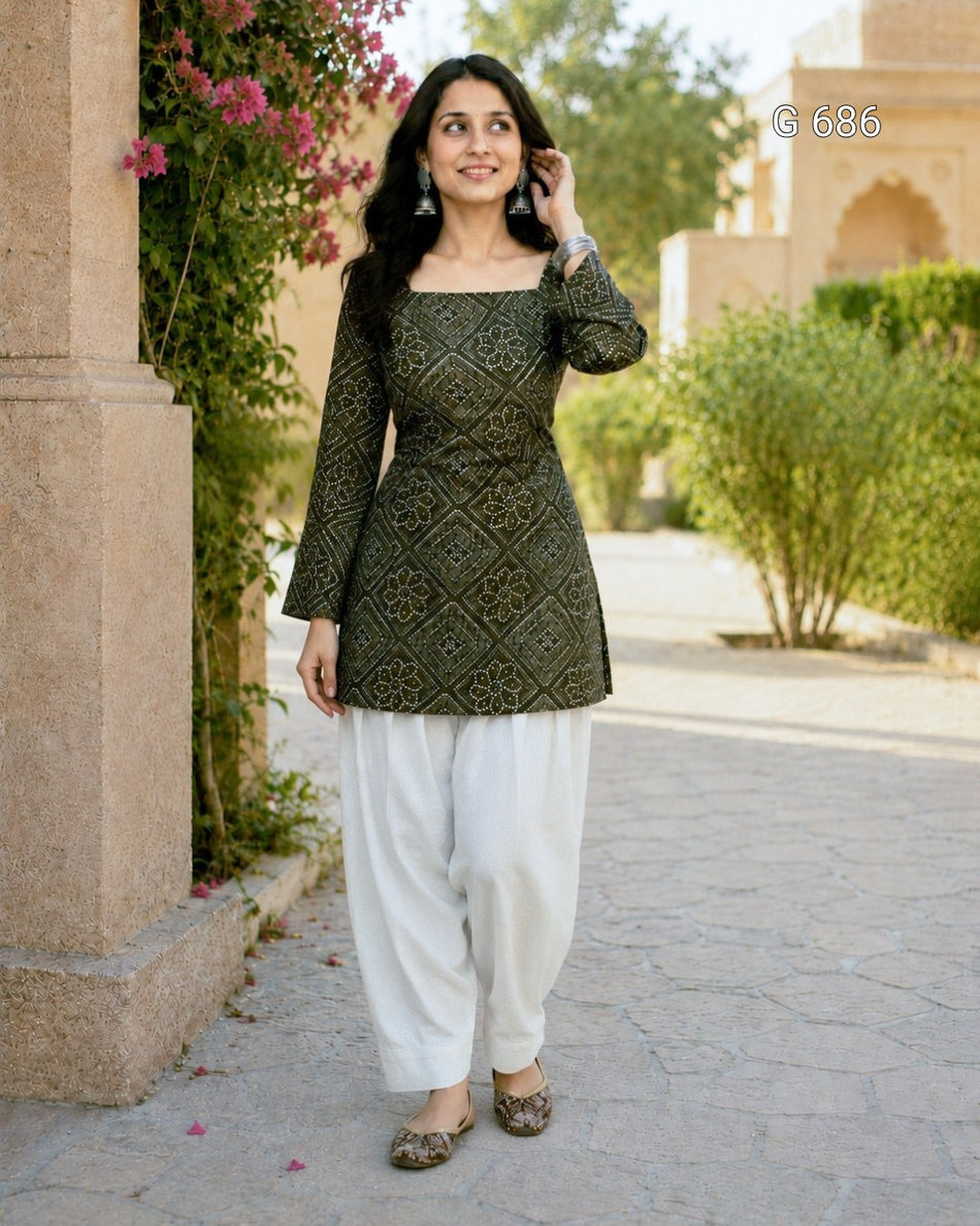 Graceful Everyday Ethnic Wear for Summer Season G 686