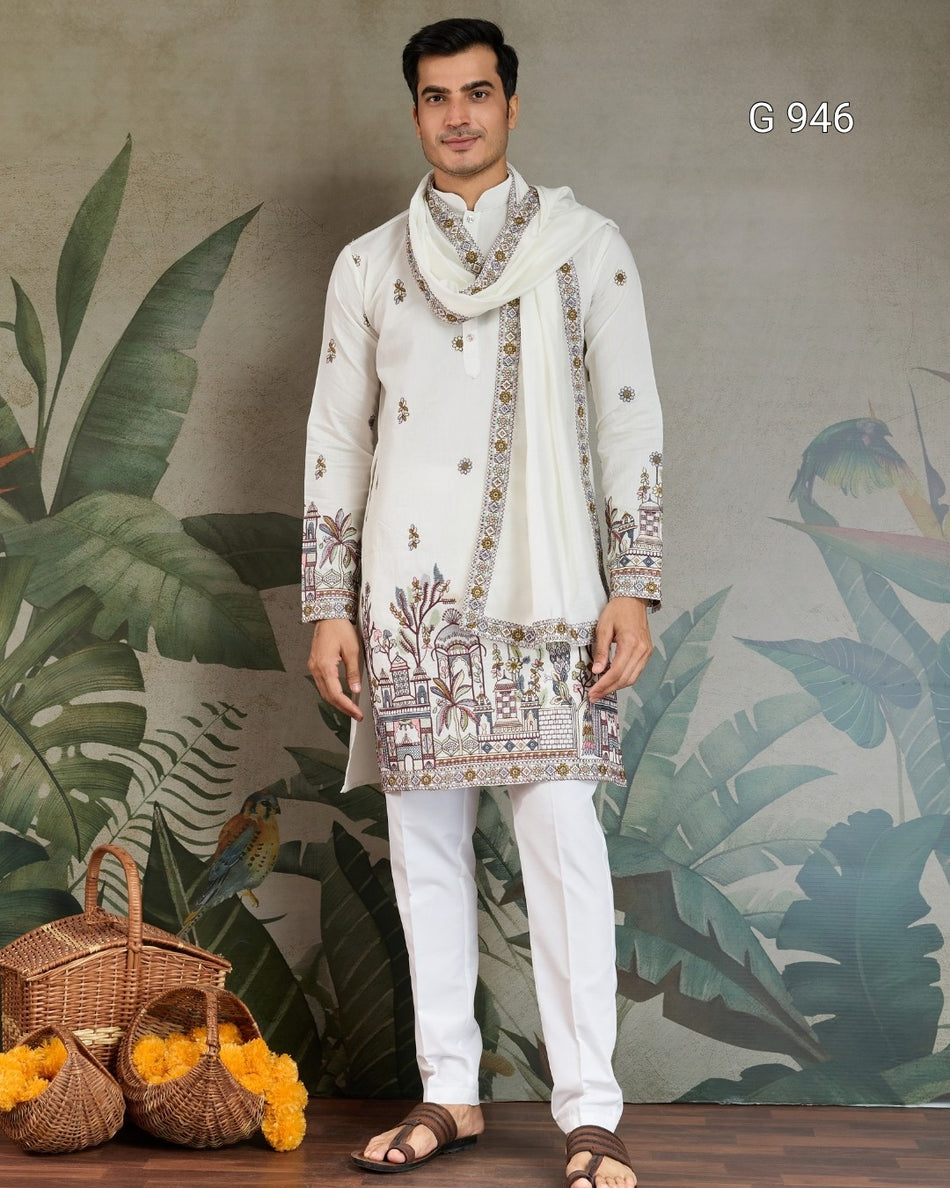 Designer Kids Festival Kurta Pant Collection - G 946