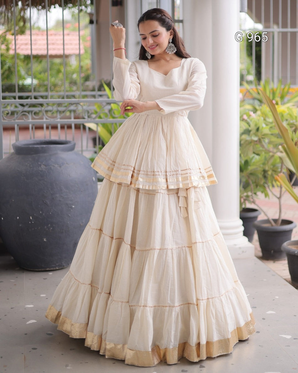 Premium Navratri Frill Lehenga Collection - G 965