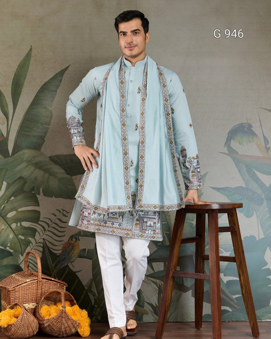 Designer Kids Festival Kurta Pant Collection - G 946