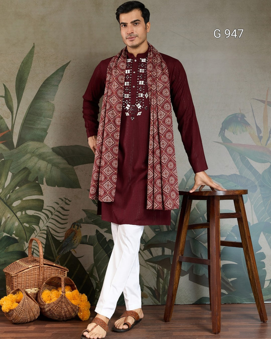 Classic Men's Traditional Kurta Collection - G 947