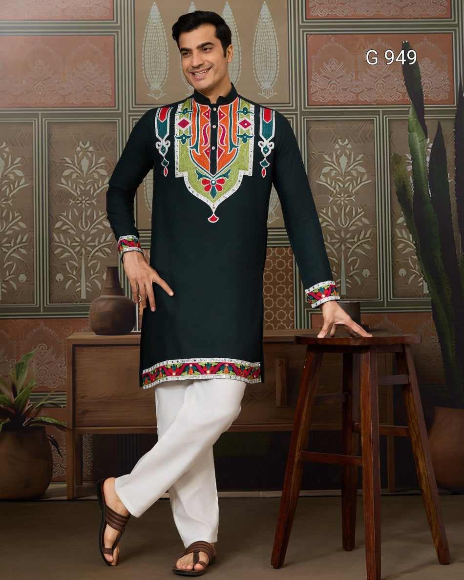 Ethnic Elevated Men's Kurta Collection - G 949