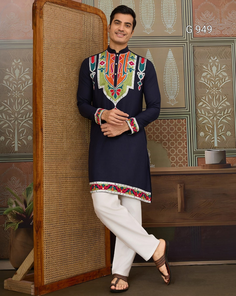 Ethnic Elevated Men's Kurta Collection - G 949