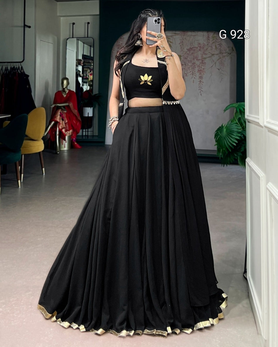 Designer Navratri Jacket Lehenga Collection - G 928