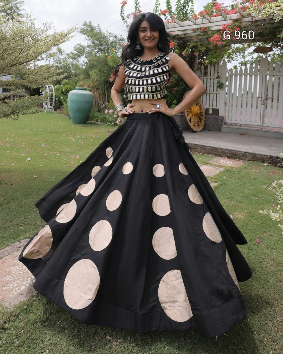 Garba Special Roman Silk Outfit - G 960