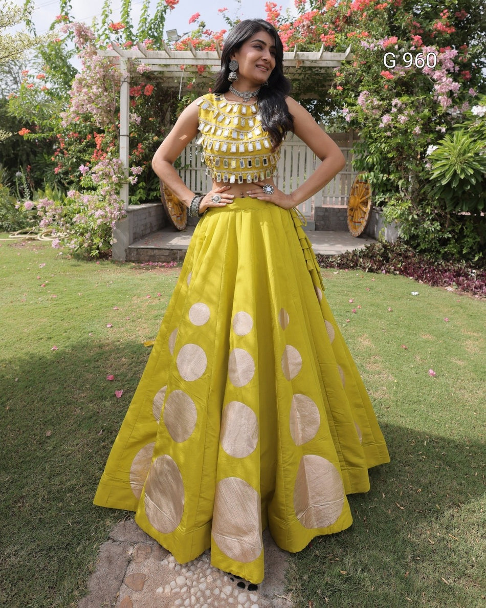 Garba Special Roman Silk Outfit - G 960