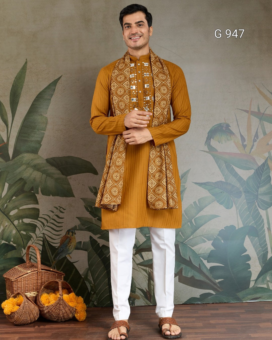 Classic Men's Traditional Kurta Collection - G 947