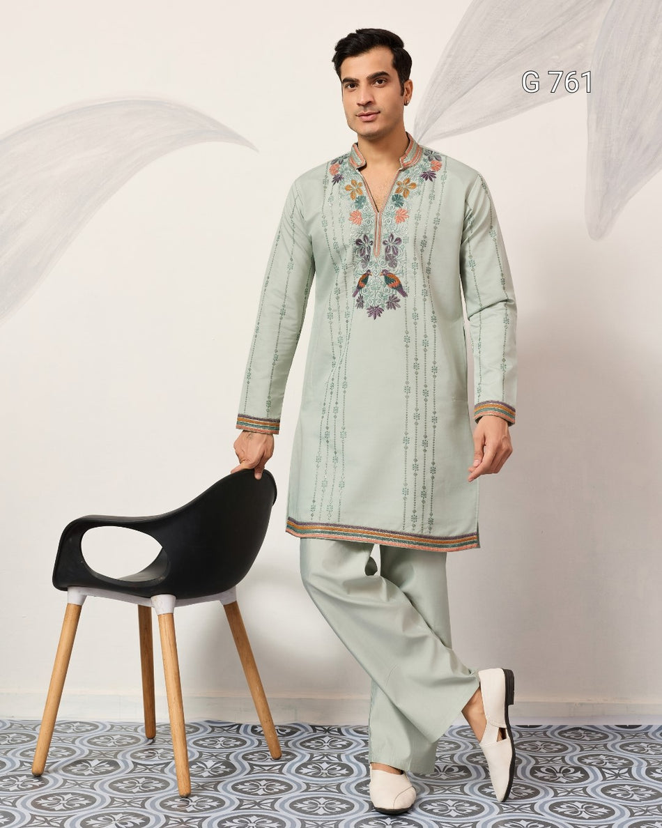 Premium Viscose Silk Ethnic Wear for Men - G 761