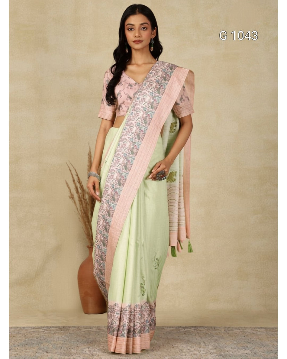 Premium Tripur Silk Saree Collection - G 1043